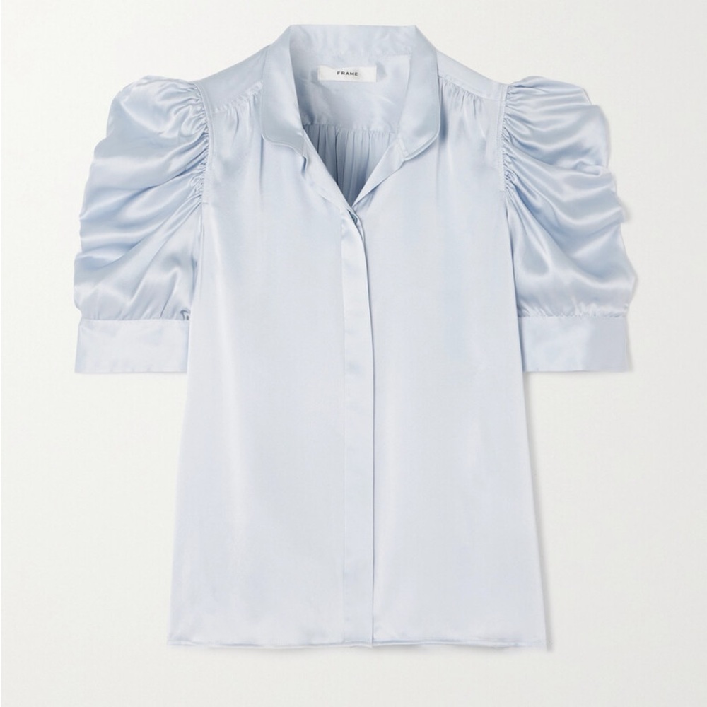 Frame Gillian Puff Sleeve Top